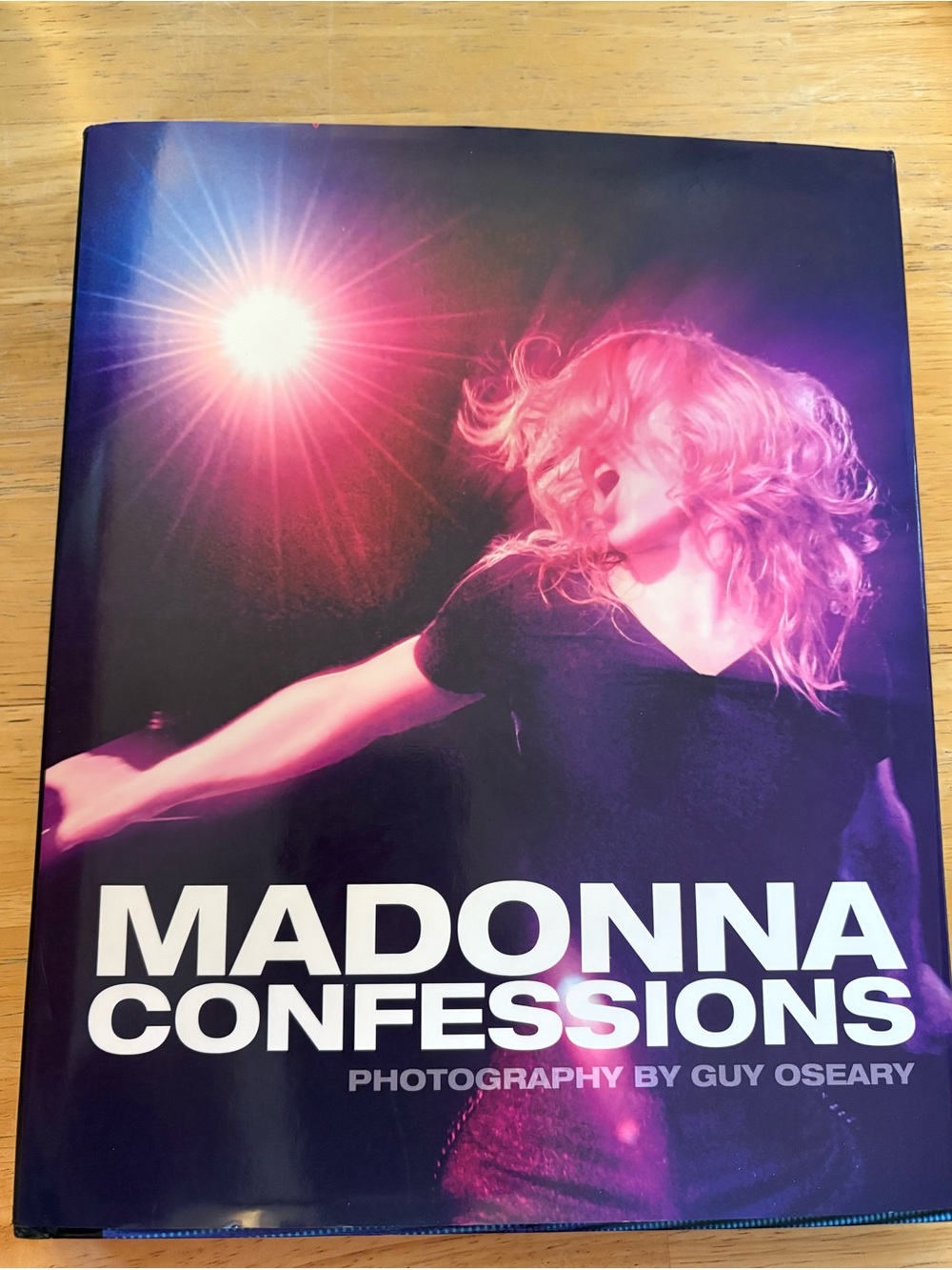 Madonna Confessions Photography Book - Black/Purple Cover